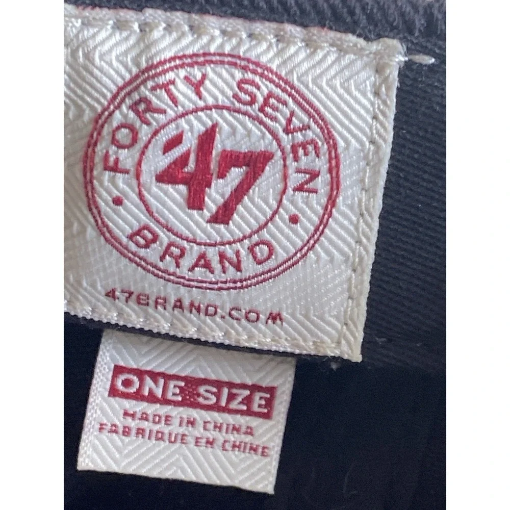 San Francisco Giants '47 Brand Black White Split Design Adj‎ OS Genuine Merch